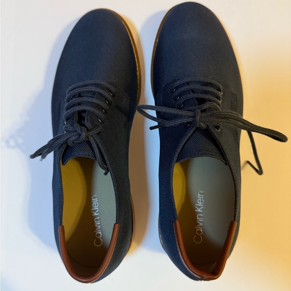 Calvin Klein Men's Navy Shoes Size 8 Adeso Oxford - Picture 2 of 6